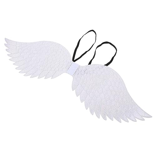 HEALEEP Engelsflügel Silberfarben Cosplay Prop für Halloween Party Performance Flügel Dekoration Leicht und Komfortabel für Mädchen Bühnenauftritt Partyzubehör HEALEEP Engelsflügel Silberfarben Cosplay Prop für Halloween Party Performance Flügel Dekoration Leicht und Komfortabel für Mädchen Bühnenauftritt Partyzubehör von HEALEEP