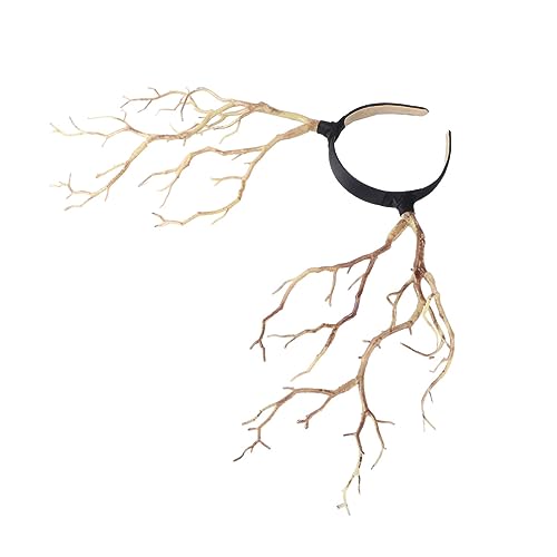 HEALEEP Extravaganter Hexenhorn Haarreif für Halloween Fotografie Accessoire für Kostümpartys und Karneval Handgemacht und Bequem im Tragen Verleiht Deinem Look das Besondere Etwas von HEALEEP