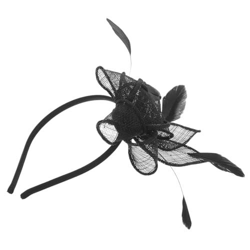 HEALEEP Fascinator Hut mit Haarspange Eleganter Cocktail und Tea Party Kopfputz für Hochzeiten Halloween und Besondere Anlässe Bequeme Trendige Kopfbedeckung mit Feinen Details Schwarz HEALEEP Fascinator Hut mit Haarspange Eleganter Cocktail und Tea Party Kopfputz für Hochzeiten Halloween und Besondere Anlässe Bequeme Trendige Kopfbedeckung mit Feinen Details Schwarz von HEALEEP