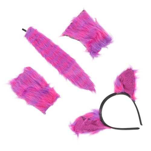 HEALEEP Fuchsschwanz Stirnband Cosplay Kostüm Tier Pelziges Haar Accessoire Mähne Für Weihnachtskostüme Pelzige Ohren Und Cosplay Accessoire Pelziges von HEALEEP