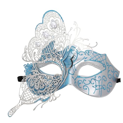 HEALEEP Hälfte Gesichtsmaske Strass für Maskenball Venezianische Party Maske für Damen Kostüm Accessoire für Karneval und Halloween und zu Tragen HEALEEP Hälfte Gesichtsmaske Strass für Maskenball Venezianische Party Maske für Damen Kostüm Accessoire für Karneval und Halloween und zu Tragen von HEALEEP