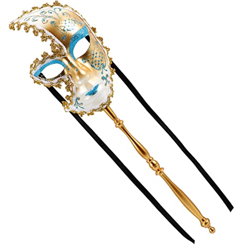 HEALEEP Halbgesicht Maske für Karneval Handheld Venezianische Maske Leichte und Haltbare Festival Maskerade Perfektes Kostümzubehör für Partys und Fotos für Damen und Herren HEALEEP Halbgesicht Maske für Karneval Handheld Venezianische Maske Leichte und Haltbare Festival Maskerade Perfektes Kostümzubehör für Partys und Fotos für Damen und Herren von HEALEEP