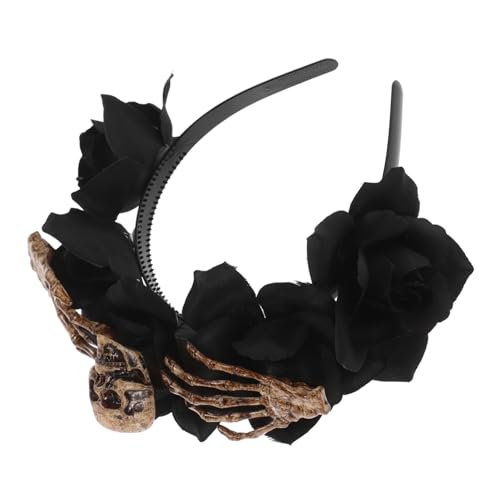 HEALEEP Halloween Haarschmuck Damen Blumenskelett Haarreif Party Cosplay Einzigartiges Kopfband für Halloween Kostüm und Maskerade Robustes Zubehör für Themenfeiern und Fotografie HEALEEP Halloween Haarschmuck Damen Blumenskelett Haarreif Party Cosplay Einzigartiges Kopfband für Halloween Kostüm und Maskerade Robustes Zubehör für Themenfeiern und Fotografie von HEALEEP