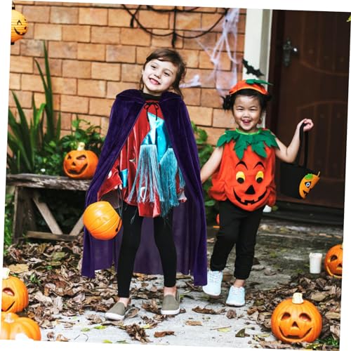 HEALEEP Halloween Kostüm Damen Umhang mit Kapuze Samt und Hexenbesen Requisite Cosplay Zubehör für Party Karneval Verkleidung HEALEEP Halloween Kostüm Damen Umhang mit Kapuze Samt und Hexenbesen Requisite Cosplay Zubehör für Party Karneval Verkleidung von HEALEEP