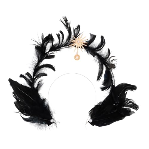 HEALEEP Halloween Stirnband mit Schwarzem Schmuck und Perlen Dekoratives Lolita Kopfschmuck-accessoire Leichtes Vielseitiges Haarschmuck für Damen und Mädchen für Kostüm und Party HEALEEP Halloween Stirnband mit Schwarzem Schmuck und Perlen Dekoratives Lolita Kopfschmuck-accessoire Leichtes Vielseitiges Haarschmuck für Damen und Mädchen für Kostüm und Party von HEALEEP