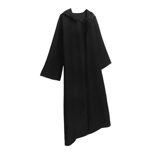 HEALEEP Halloween Umhang Schwarz Atmungsaktive Langlebige Cosplay Robe Umweltfreundliches Material Leichtes Karneval Kostüm für Mädchen Geeignet für Party Karneval Festlichkeiten von HEALEEP