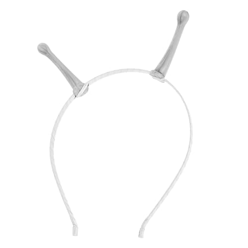 HEALEEP Headband für Halloween und Cosplay Silberner Haarreif mit Fühlern Zubehör für Kostümpartys und Festivals von HEALEEP