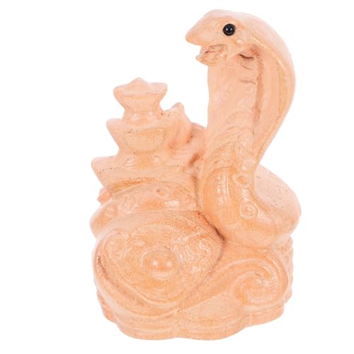 HEALEEP Holzschlangenfigur Realistische Schlangenstatue aus Massivem Holz für Garten und Tischdekoration Miniature Snake Ornament für Partys und Kreative Streiche Jahr der Schlange Deko HEALEEP Holzschlangenfigur Realistische Schlangenstatue aus Massivem Holz für Garten und Tischdekoration Miniature Snake Ornament für Partys und Kreative Streiche Jahr der Schlange Deko von HEALEEP