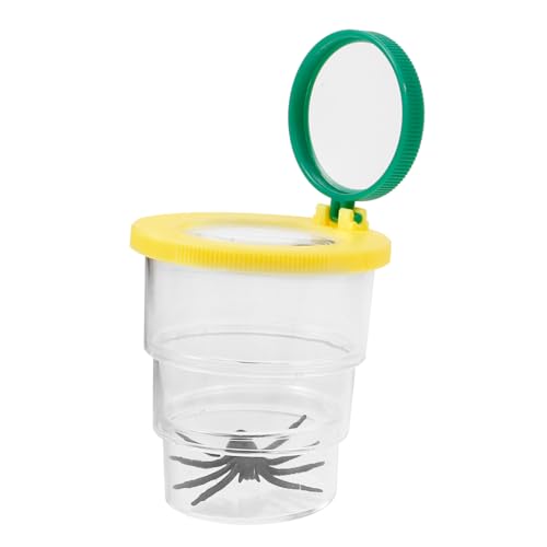 HEALEEP Kasten Insektenfangset insektenbox für Insektenbeobachtungsbox Insektenstudium Insektenbeobachtung für Sicht Lupe Eingesetztes Beobachtungsgerät Insektenfänger Abs von HEALEEP