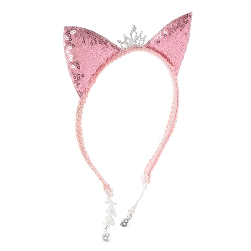 HEALEEP Katzenohren Glitzer Stirnband für Mädchen Niedliches Tierkostüm Haaraccessoire für Cosplay Geburtstagsfeiern Halloween und Fotoshootings HEALEEP Katzenohren Glitzer Stirnband für Mädchen Niedliches Tierkostüm Haaraccessoire für Cosplay Geburtstagsfeiern Halloween und Fotoshootings von HEALEEP