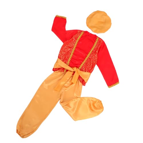 HEALEEP Kinderkostüm Arabischer für Halloween Geburtstagsfeiern und Schulaufführungen mit Königlichen Accessoires Weichem Atmungsaktivem Material Klassischem Design und Einfacher HEALEEP Kinderkostüm Arabischer für Halloween Geburtstagsfeiern und Schulaufführungen mit Königlichen Accessoires Weichem Atmungsaktivem Material Klassischem Design und Einfacher von HEALEEP