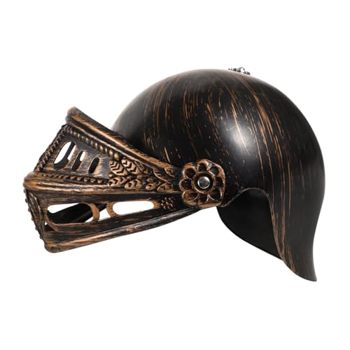 HEALEEP Kostüm Ritterhelm für Mittelalterliche Kopfbedeckung für Karneval Halloween und Cosplay Historisch Inspiriert Vielseitiges Zubehör für Familienfeiern von HEALEEP
