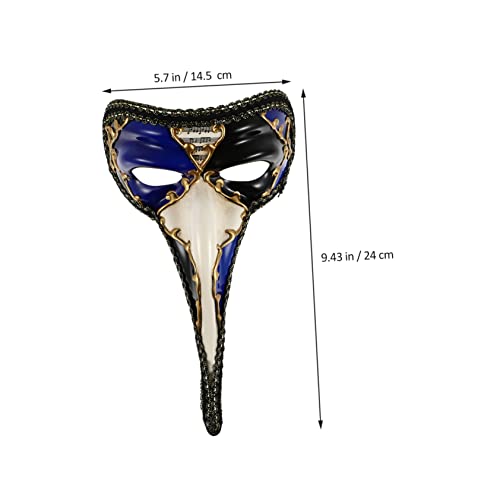 HEALEEP Lange Nasenmaske Halloween Nasen Partymaske Halloween Partygeschenk Halbe Damen Maskenmaske Halloween Gruselkopf Maskenmaske Für Paare Maskenmasken Für Männer LED von HEALEEP