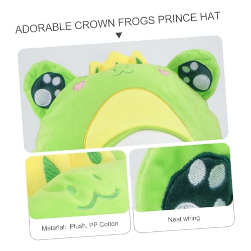 HEALEEP Party Novelty Hat Weicher Plüsch Froghut Baumwolle Komfortabel Langlebig Karneval Karneval Mottoparty Kostüm Zubehör für Erwachsene von HEALEEP
