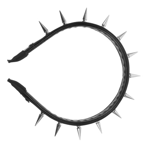 HEALEEP Punk Nieten Stirnband für Damen Dekoratives Gothic Haarband für Halloween und Partys Leicht und Langlebig Einzigartiger Punk Stil Vielseitig Kombinierbar HEALEEP Punk Nieten Stirnband für Damen Dekoratives Gothic Haarband für Halloween und Partys Leicht und Langlebig Einzigartiger Punk Stil Vielseitig Kombinierbar von HEALEEP