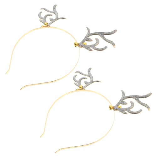 HEALEEP Rentier Geweih Haarschmuck mit Glocken Glitzer Haarreif für Weihnachten Festliche Kopfbedeckung für Erwachsene und Leicht und Bequem HEALEEP Rentier Geweih Haarschmuck mit Glocken Glitzer Haarreif für Weihnachten Festliche Kopfbedeckung für Erwachsene und Leicht und Bequem von HEALEEP