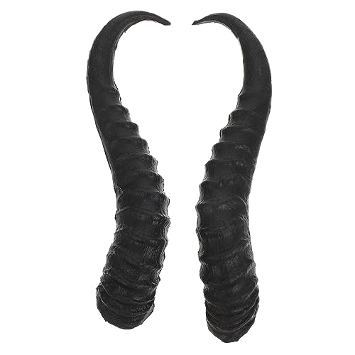 HEALEEP Selbstgemacht Geweih Hörner Stirnband Simulation Schafhörner Kostüm Requisiten für Halloween und Cosplay Party Zubehör HEALEEP Selbstgemacht Geweih Hörner Stirnband Simulation Schafhörner Kostüm Requisiten für Halloween und Cosplay Party Zubehör von HEALEEP