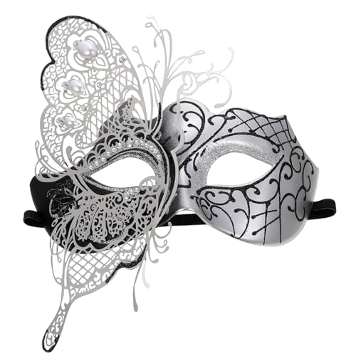 HEALEEP Venezianische Rhinestone Butterfly Maske für Karneval und Halloween Cosplay Party Maske für Frauen Kostümaccessoire für Maskenball und Bühnenauftritte HEALEEP Venezianische Rhinestone Butterfly Maske für Karneval und Halloween Cosplay Party Maske für Frauen Kostümaccessoire für Maskenball und Bühnenauftritte von HEALEEP