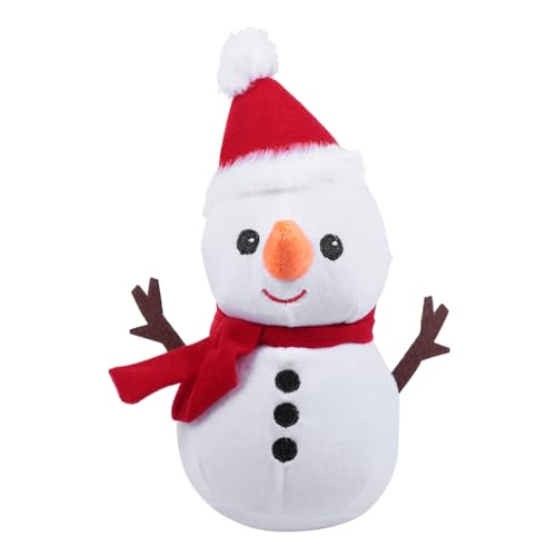 HEALEEP Weißer Plüsch Schneemann Puppe Kuscheltier Weihnachtsdeko Weihnachtliches für Sofa Auto Tisch Wohnzimmer HEALEEP Weißer Plüsch Schneemann Puppe Kuscheltier Weihnachtsdeko Weihnachtliches für Sofa Auto Tisch Wohnzimmer von HEALEEP