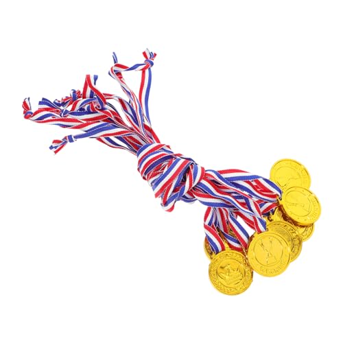 HEALLILY 10 Stück Medaillen für Wettbewerbsbelohnungen Teilnahme Medaillen Auszeichnungsbänder Fußball Medaillen Trophäe Medaille Gastgeschenke Siegerpreis pp Golden HEALLILY 10 Stück Medaillen für Wettbewerbsbelohnungen Teilnahme Medaillen Auszeichnungsbänder Fußball Medaillen Trophäe Medaille Gastgeschenke Siegerpreis pp Golden von HEALLILY