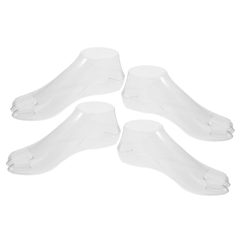 HEALLILY 2 Paar Schuh-Display-Requisiten gefälschter Fuß Mannequin-Fußanzeige Zehe schaufensterpuppe Schuh-Display-Modell sandalen gefälschte Füße für Socke Mannequin-Füße Transparent HEALLILY 2 Paar Schuh-Display-Requisiten gefälschter Fuß Mannequin-Fußanzeige Zehe schaufensterpuppe Schuh-Display-Modell sandalen gefälschte Füße für Socke Mannequin-Füße Transparent von HEALLILY