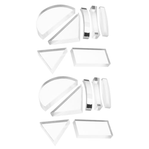 HEALLILY 2 Sätze Optisches Linsenset Optical Prism Konkave Und Konvexe Linse Konkavlinsen Für Die Wissenschaft Lernhilfen Für Experimente Optische Linse Aus Glas Transparent 7 Stück * 2 HEALLILY 2 Sätze Optisches Linsenset Optical Prism Konkave Und Konvexe Linse Konkavlinsen Für Die Wissenschaft Lernhilfen Für Experimente Optische Linse Aus Glas Transparent 7 Stück * 2 von HEALLILY