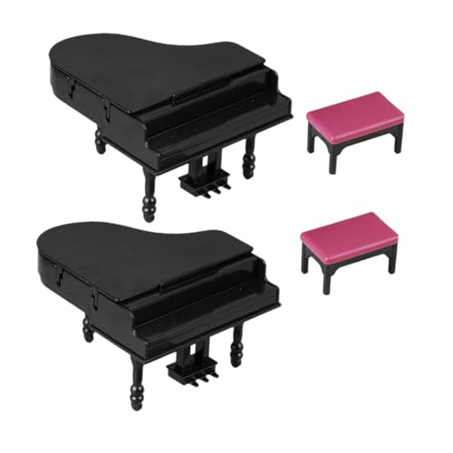 HEALLILY 2 Sätze Teiliges Puppenhaus Zubehör Tiny Piano Modell für Diy Möbel zur Verschönerung von Szenen für Sammler und Musikliebhaber HEALLILY 2 Sätze Teiliges Puppenhaus Zubehör Tiny Piano Modell für Diy Möbel zur Verschönerung von Szenen für Sammler und Musikliebhaber von HEALLILY