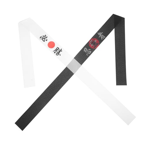 HEALLILY 2 Stück Teiliges Japanisches Karate Ninja Stirnband mit Atmungsaktivem und Langlebigem Design für Koch Karate und Alltag Dekoratives Hachimaki mit Traditionellem Print von HEALLILY