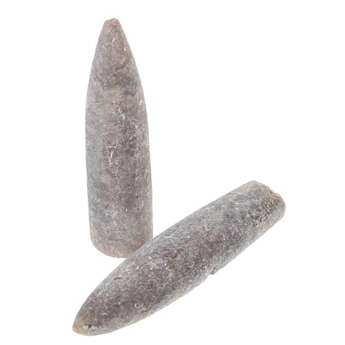 HEALLILY 2 Stück fossiles Exemplar bildung erdgeschichte Praktische Fossilien Fossile Geschenkideen Fossile Anschauungsmaterialien Museum natürliches Belemnit-Exemplar Probendekoration Erz HEALLILY 2 Stück fossiles Exemplar bildung erdgeschichte Praktische Fossilien Fossile Geschenkideen Fossile Anschauungsmaterialien Museum natürliches Belemnit-Exemplar Probendekoration Erz von HEALLILY