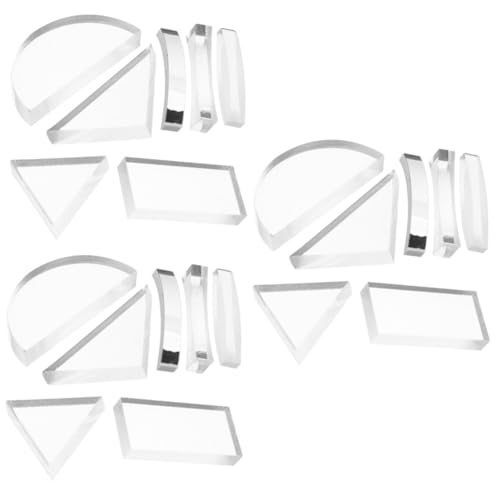 HEALLILY 3 Sätze Optisches Linsenset Optische Linse Der Mittelschule Optische Experimente Konvexe Konkave Linse Optical Prism Transparente Optische Linse Konvexe Linse Glas 7 Stück * 3 HEALLILY 3 Sätze Optisches Linsenset Optische Linse Der Mittelschule Optische Experimente Konvexe Konkave Linse Optical Prism Transparente Optische Linse Konvexe Linse Glas 7 Stück * 3 von HEALLILY