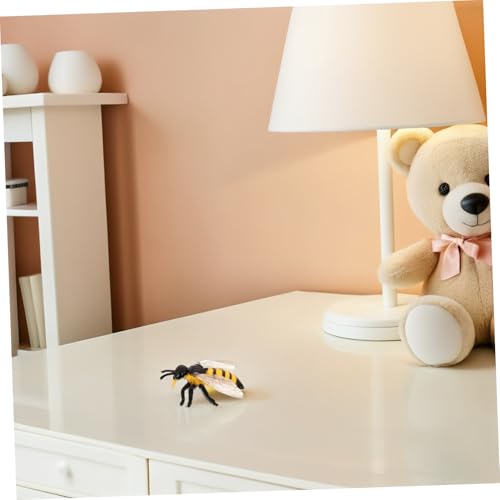 HEALLILY 3 Stück Bienenmodell, knifflige Insekten-Requisiten, künstliche Bienen, Figur, frühpädagogische Simulation, lebensechte Kunststoff-Käfer-Figuren, Kunststoff-Käfer, PVC HEALLILY 3 Stück Bienenmodell, knifflige Insekten-Requisiten, künstliche Bienen, Figur, frühpädagogische Simulation, lebensechte Kunststoff-Käfer-Figuren, Kunststoff-Käfer, PVC von HEALLILY