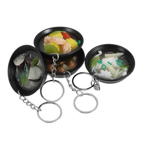 HEALLILY 4 Stück Miso -Suppe Schlüsselbund Schlüsselanhänger dekorativer Schlüsselhalter Rucksack-Anhänger Goodie Bag Füllstoffe Autoschlüssel Puppenhauszubehör Mini-Essen Geldbörse PVC HEALLILY 4 Stück Miso -Suppe Schlüsselbund Schlüsselanhänger dekorativer Schlüsselhalter Rucksack-Anhänger Goodie Bag Füllstoffe Autoschlüssel Puppenhauszubehör Mini-Essen Geldbörse PVC von HEALLILY