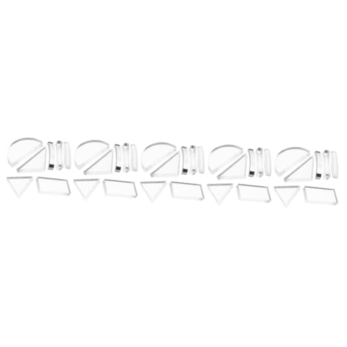 HEALLILY 5 Sätze Optisches Linsenset Konvexe Linsen Physik Labor Ausrüstung Doppelt Konkave Linse Sphärische Konvexlinse Optisches Prisma Kaleidoskop Optik Glas Transparent 7 Stück * 5 HEALLILY 5 Sätze Optisches Linsenset Konvexe Linsen Physik Labor Ausrüstung Doppelt Konkave Linse Sphärische Konvexlinse Optisches Prisma Kaleidoskop Optik Glas Transparent 7 Stück * 5 von HEALLILY