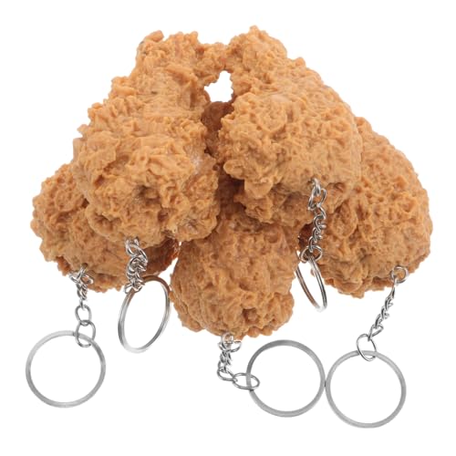 HEALLILY 5 Stück Simulierte Hühnerbeinschlüsselkette Gebratener Hähnchenflügel Als Schlüsselanhänger Simulation Lebensmittel Anhänger Hühnerbein Schlüsselbund Fake-food-anhänger Pvc Orange HEALLILY 5 Stück Simulierte Hühnerbeinschlüsselkette Gebratener Hähnchenflügel Als Schlüsselanhänger Simulation Lebensmittel Anhänger Hühnerbein Schlüsselbund Fake-food-anhänger Pvc Orange von HEALLILY