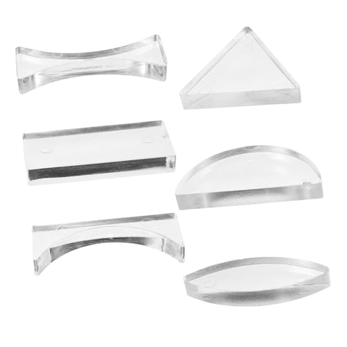 HEALLILY 6 Stück Optische Linsen Konvexe Linse Lehrmittel Für Physik Mikroskop-objektiv Konkave Linse Optisch Spotlight-objektiv Optische Konkavlinse Konkave Linsen Transparent Acryl HEALLILY 6 Stück Optische Linsen Konvexe Linse Lehrmittel Für Physik Mikroskop-objektiv Konkave Linse Optisch Spotlight-objektiv Optische Konkavlinse Konkave Linsen Transparent Acryl von HEALLILY