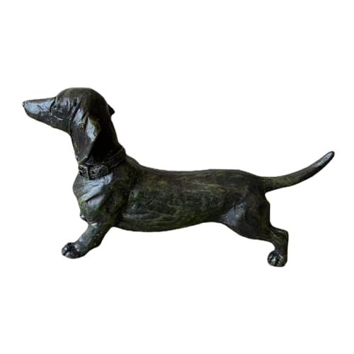 HEALLILY Schwarze Hundefigur Dackel Kunsthandwerk Kreative Harzdekoration Tischornament Garten Dekoration Wohnzimmer Schreibtisch Ornament Schwarz HEALLILY Schwarze Hundefigur Dackel Kunsthandwerk Kreative Harzdekoration Tischornament Garten Dekoration Wohnzimmer Schreibtisch Ornament Schwarz von HEALLILY