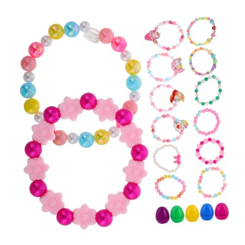 HEALSOPTHY 1 Eingestellte Handbemalte Ostereier DIY Set Für Kinder Ostern Party Gefälligkeiten Und Basteldekorationen Mit Plastischen Füllbaren Leeren Eiern Für Mal von HEALSOPTHY