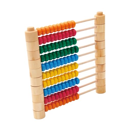 HEALSOPTHY 1 PC Lernwerkzeuge Kleinkindwerkzeuge Kinderwerkzeuge Für Kleinkinder Kinderspielzeug Rechenwerkzeug Holzarithmetik Abakus Früherziehungsbedarf Schüler Abakus Bunter Bambus von HEALSOPTHY