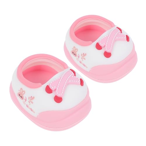 HEALSOPTHY 1 Paar Puppenschuhe - 20 cm Mini-Puppen Prinzessinnenschuhe Ersatz Niedliches Design Stehbares Zubehör Für Outfits Und Spielspaß von HEALSOPTHY