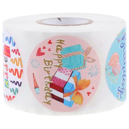 HEALSOPTHY 1 Rolle Happy Birthday Kinderspielzeug Rolle Aufkleber Tag Geburtstagsparty Elemente Aufkleber Dekorativer Etikettenaufkleber Multifunktions Geschenkaufkleber Dekorativer HEALSOPTHY 1 Rolle Happy Birthday Kinderspielzeug Rolle Aufkleber Tag Geburtstagsparty Elemente Aufkleber Dekorativer Etikettenaufkleber Multifunktions Geschenkaufkleber Dekorativer von HEALSOPTHY