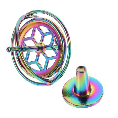 HEALSOPTHY 1 Satz Antigravitations-gyroskop Kinderspielzeug Lernspielzeug Für Gyro- Alu-kreisel Anti-Schwerkraft-kreisel Anti-Schwerkraft-gyroskop Alu-gyroskop Legierung von HEALSOPTHY