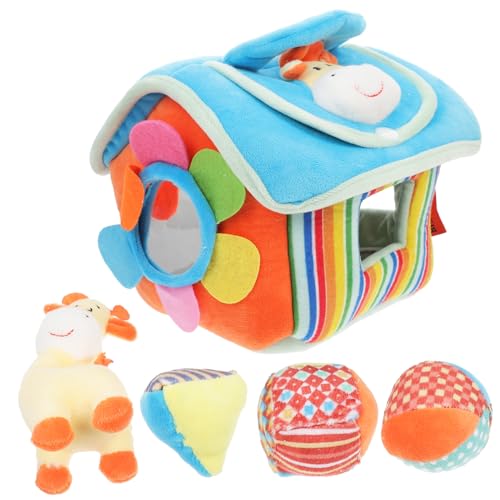 HEALSOPTHY 1 Satz Bausteinspielzeug Aus Weichem Stoff Kinderspielzeug Frühes Lernen Sensorisches Aktivitätsspielzeug Kognitives Für Form Farbe Lernspielzeug Plüsch von HEALSOPTHY