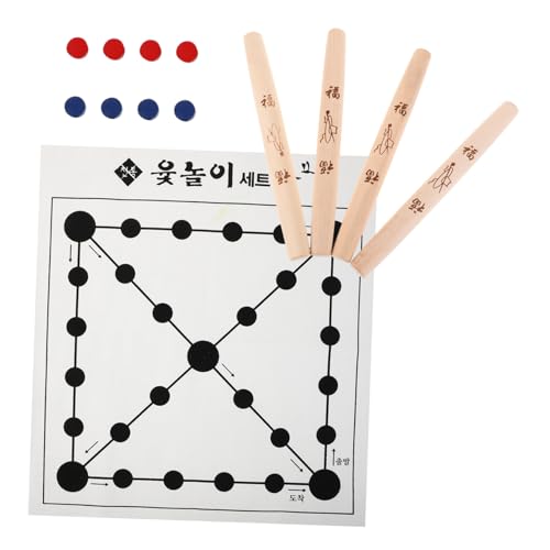 HEALSOPTHY 1 Satz Brettspiel Kinderspiele Dekorative Gesellschaftsspiele Rasenspiele Im Freien Interaktive Familienspiele Hofspiele Für Erwachsene Kaffeetisch-Spiel Desktop-Spiele Stoff von HEALSOPTHY