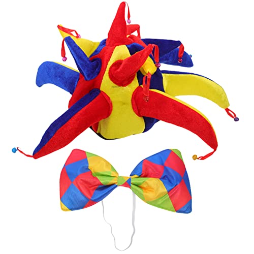 HEALSOPTHY 1 Satz Clown-Kostüm Clown-Kopfbedeckung Clown Bühnenhut Mini-Geburtstagshüte Maschenkappe Bierhut clown kopfschmuck clown costume Bunter Hut Clown -Requisiten Kinderpartyhüte Stoff HEALSOPTHY 1 Satz Clown-Kostüm Clown-Kopfbedeckung Clown Bühnenhut Mini-Geburtstagshüte Maschenkappe Bierhut clown kopfschmuck clown costume Bunter Hut Clown -Requisiten Kinderpartyhüte Stoff von HEALSOPTHY