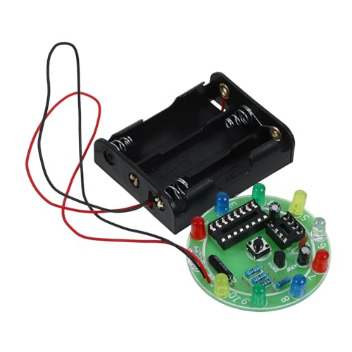 HEALSOPTHY 1 Satz DIY Elektronischer Bausatz mit LED Lampen Experimentierkasten für Elektronik und Spiele Fließlicht und Schaltkreis für Bildung und Praktische Erfahrungen von HEALSOPTHY