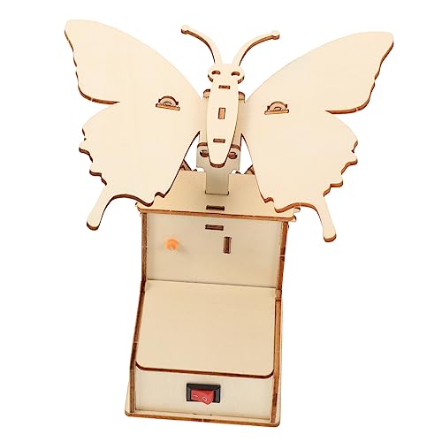 HEALSOPTHY Simulierten Schmetterlingen Mechanische Spielzeug Für Junge Mädchen Holz Mechanische Schmetterlinge Montage Spielzeug von HEALSOPTHY