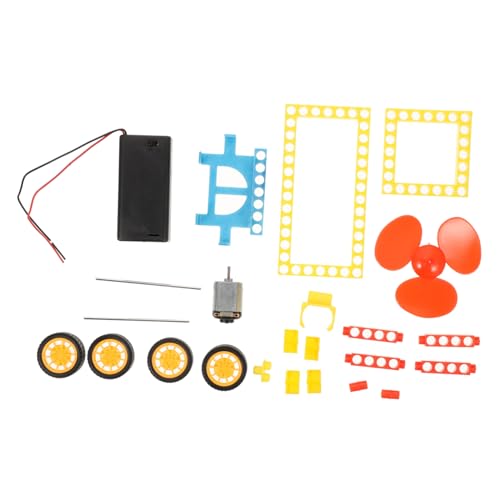 HEALSOPTHY 1 Satz DIY Windkraft Auto Bausatz Wissenschaftliches Lernspielzeug für Fördert Kreativität Hand Augen Koordination und Analytische Fähigkeiten für Stem Projekte und von HEALSOPTHY