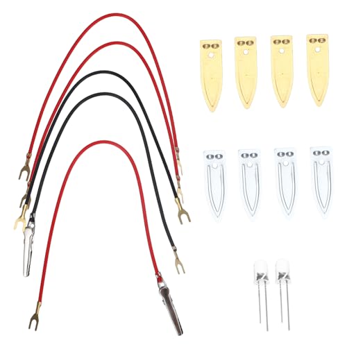 HEALSOPTHY 1 Satz DIY Wissenschafts Experiment für Früchte Batterie Kit mit Platten Fördert Kreatives und Elektrische Grundlagen für Schulprojekte und Praktische Lernaktivitäten von HEALSOPTHY