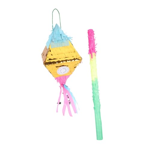HEALSOPTHY 1 Satz Diamant-piñata Gefülltes Partygeschenk Kinderpinata Rauten-piñata- Geburtstag Piñata Party-tools Piñata Süßes Colorful Papier von HEALSOPTHY