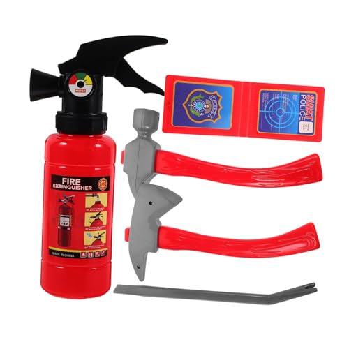 HEALSOPTHY 1 Satz Feuerwehranzug für Feuerwehrmann für Kinderspielzeug Kleinkind werkzeugkasten kinderwerkzeugkisten Kinderbedarf Simulationsspielzeug Abs rot HEALSOPTHY 1 Satz Feuerwehranzug für Feuerwehrmann für Kinderspielzeug Kleinkind werkzeugkasten kinderwerkzeugkisten Kinderbedarf Simulationsspielzeug Abs rot von HEALSOPTHY